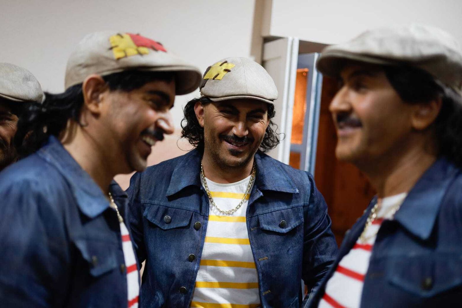 El ambiente en camerinos.