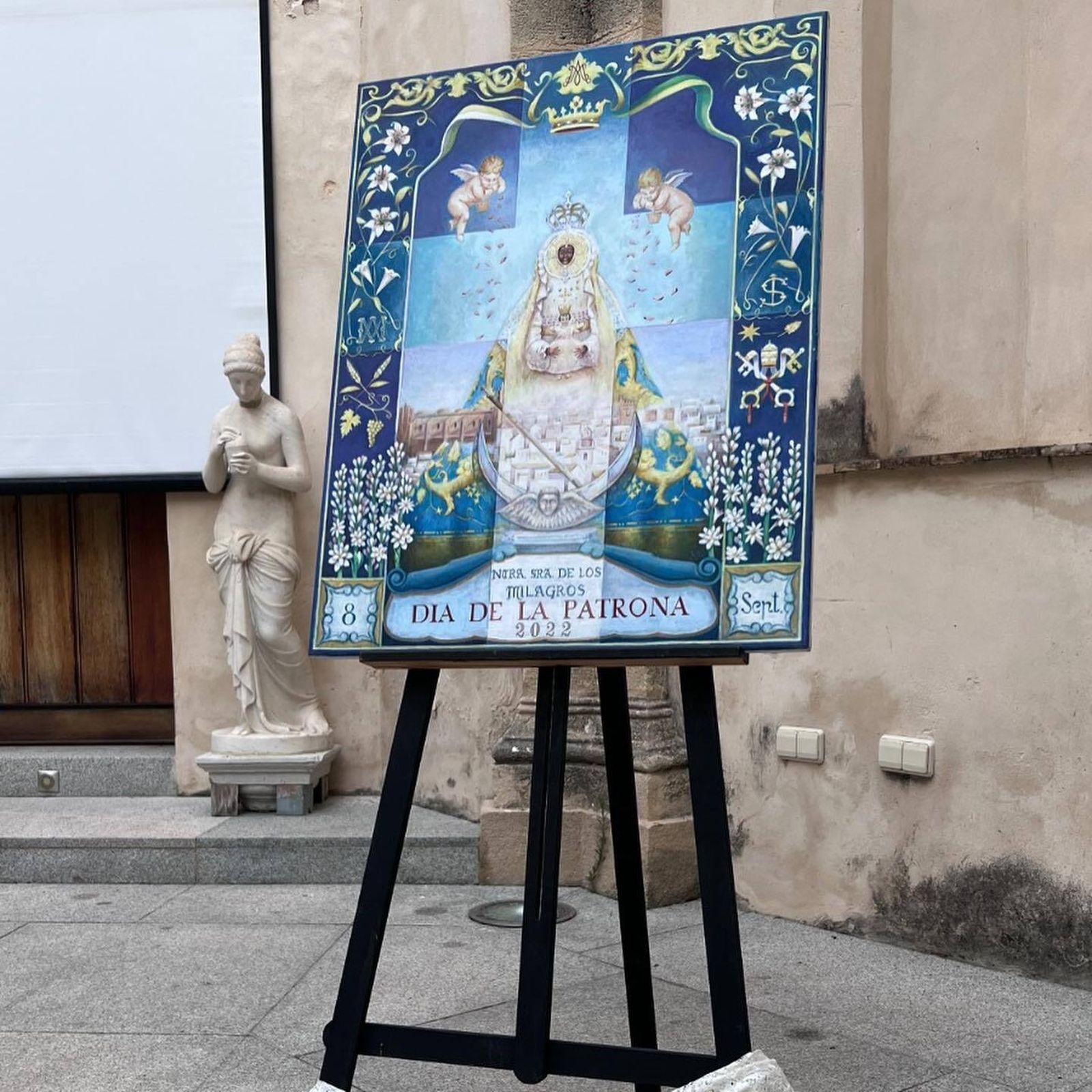 Una imagen del cartel anunciador de la festividad de la Patrona.
