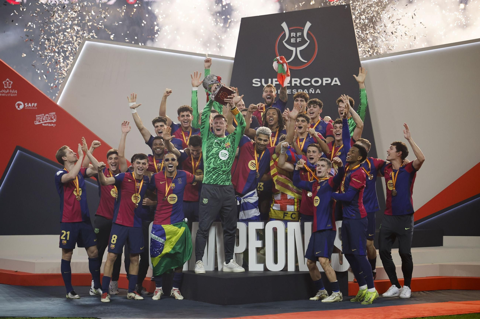 Las fotos de la Supercopa Barcelona - Real Madrid