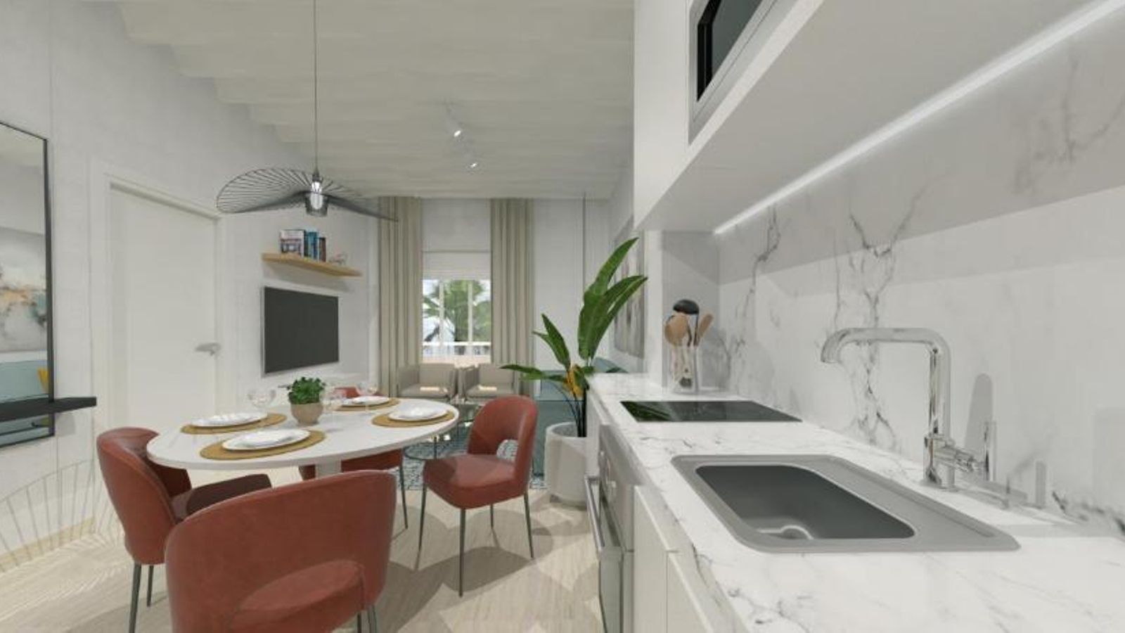 Una imagen de uno de los aparcamentos.