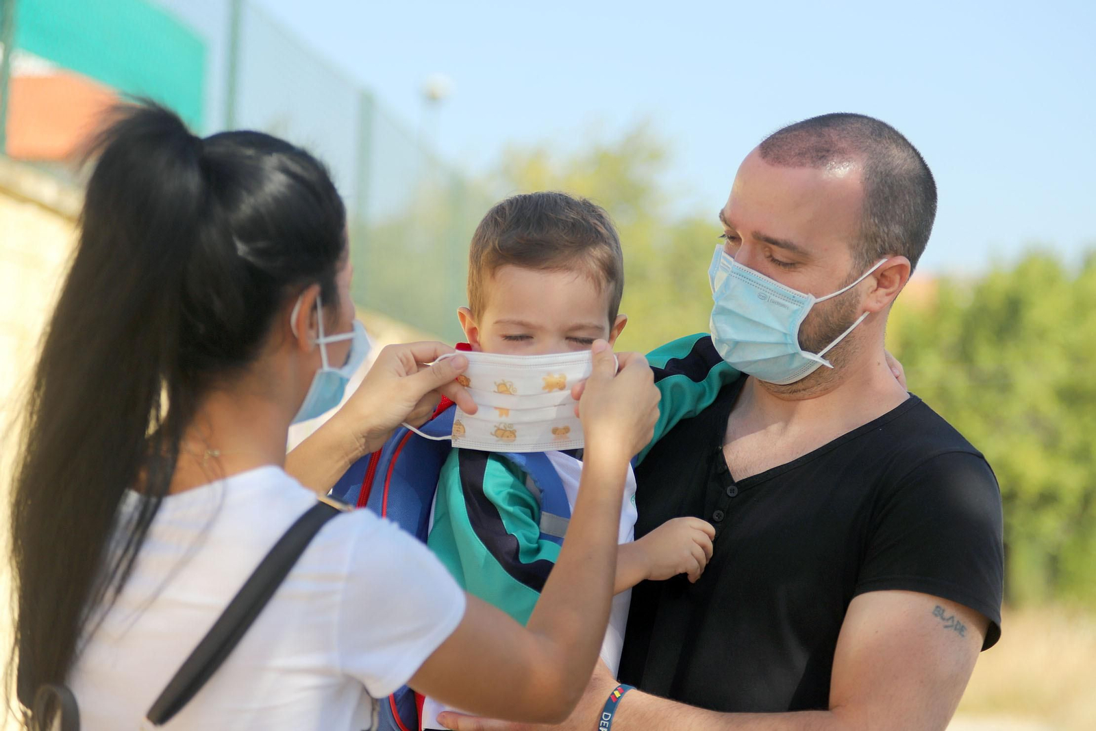 Imágenes de la vuelta al cole en Huelva