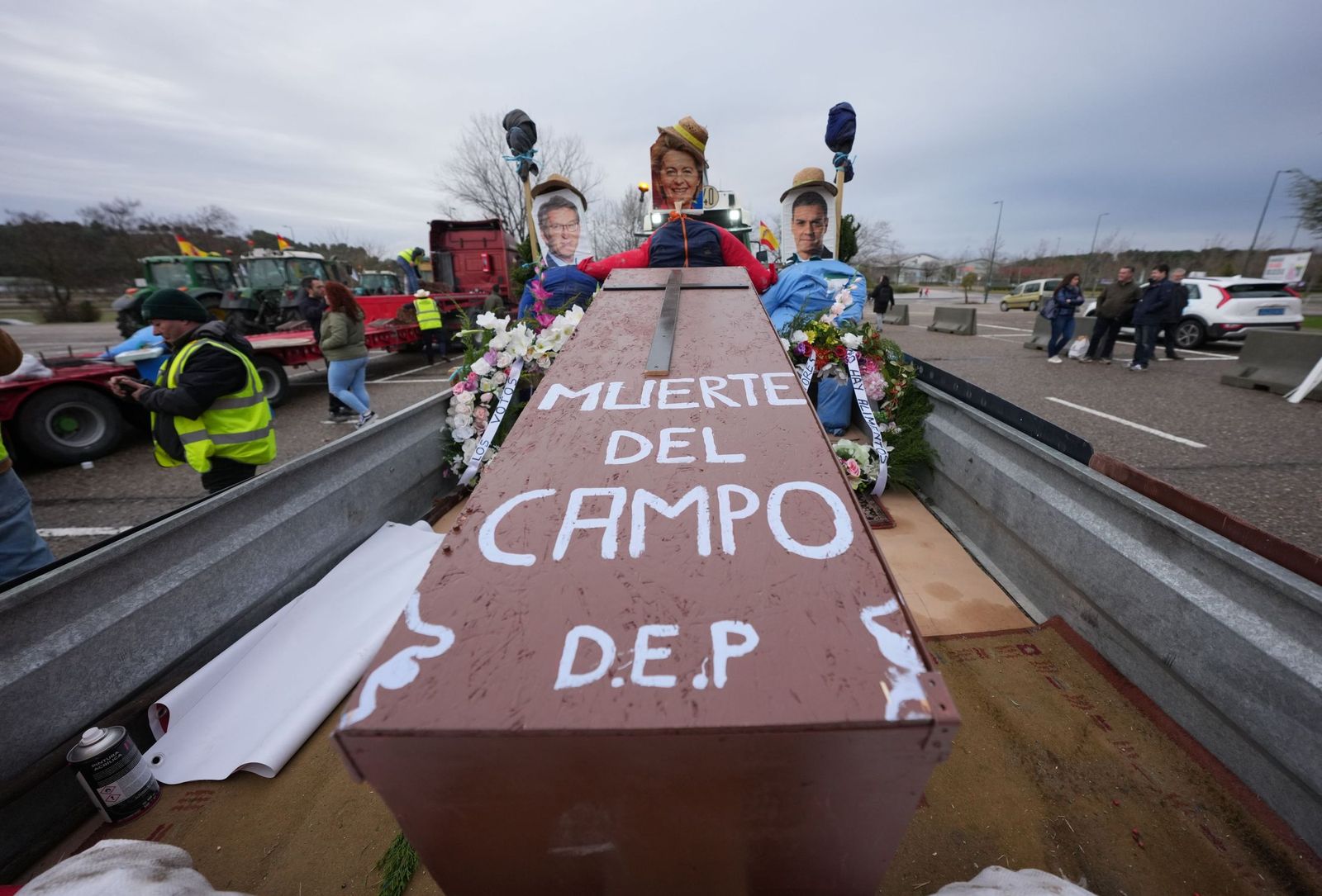 Una de las protestas celebradas en España contra el acuerdo UE-Mercosur y los recortes de la PAC.