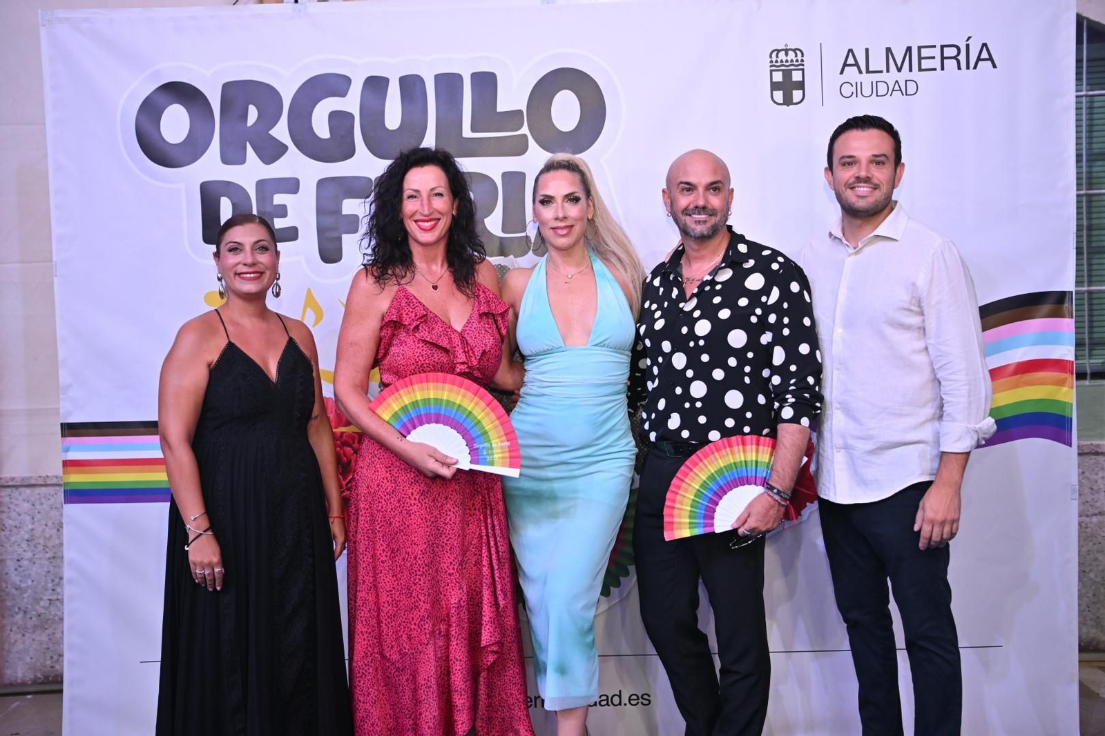 María del Mar Vázquez con Roser y Sergi Regal.