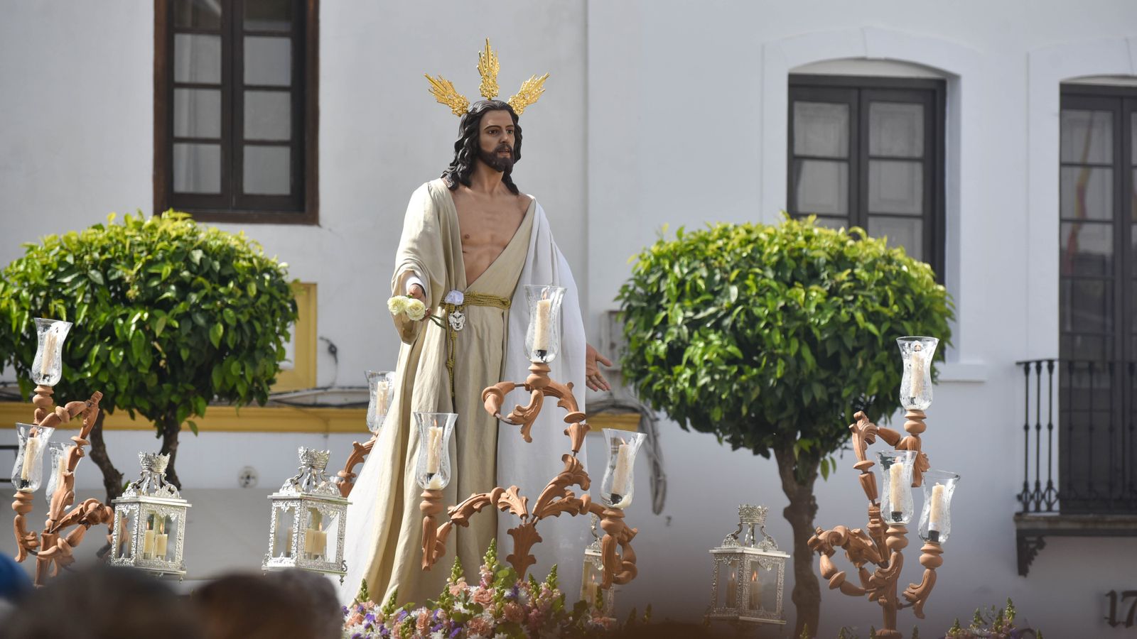 Fotos de la procesión del Resucitado en San Roque