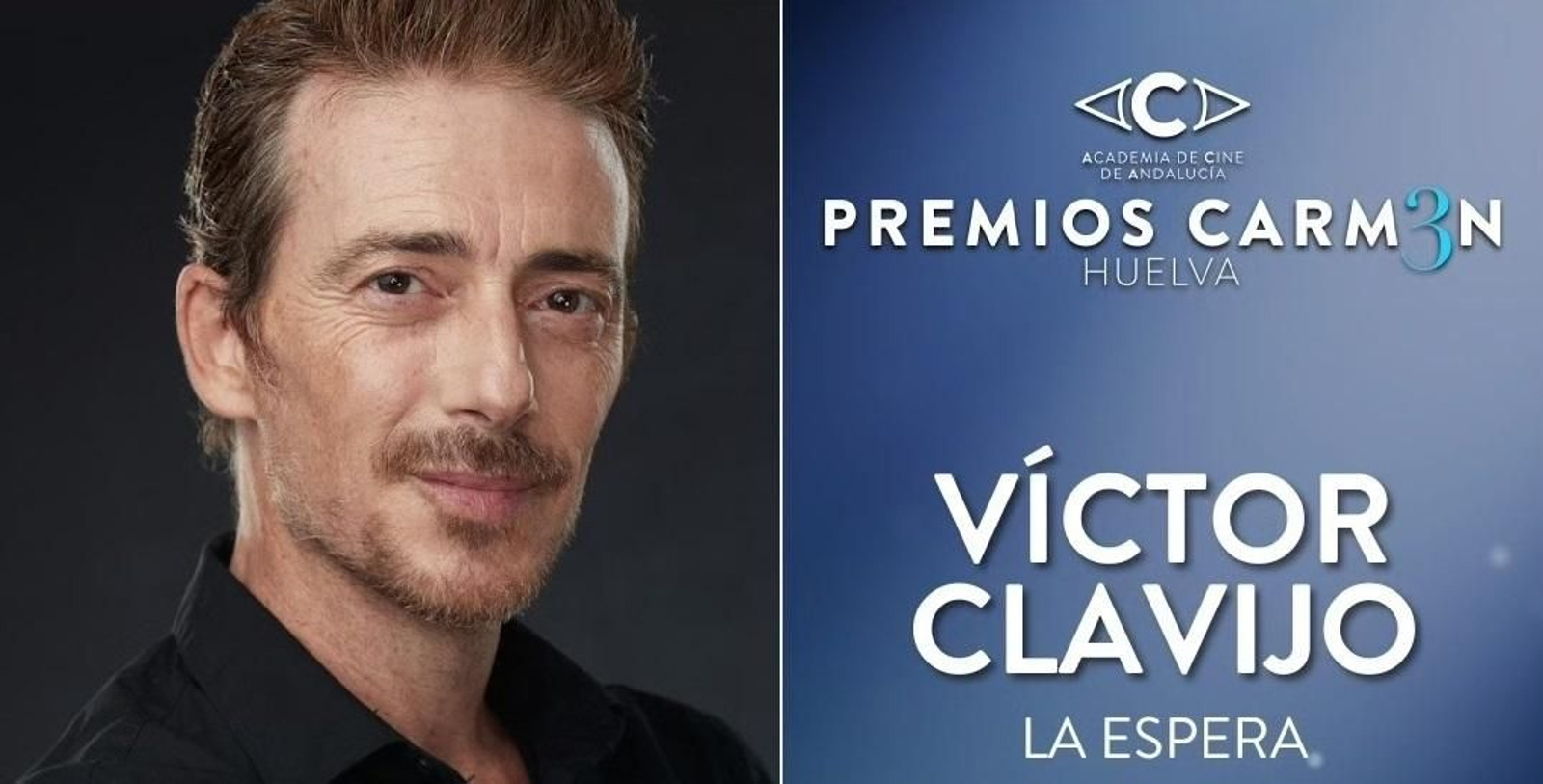 Víctor Clavijo, mejor actor en los premios Carmen.