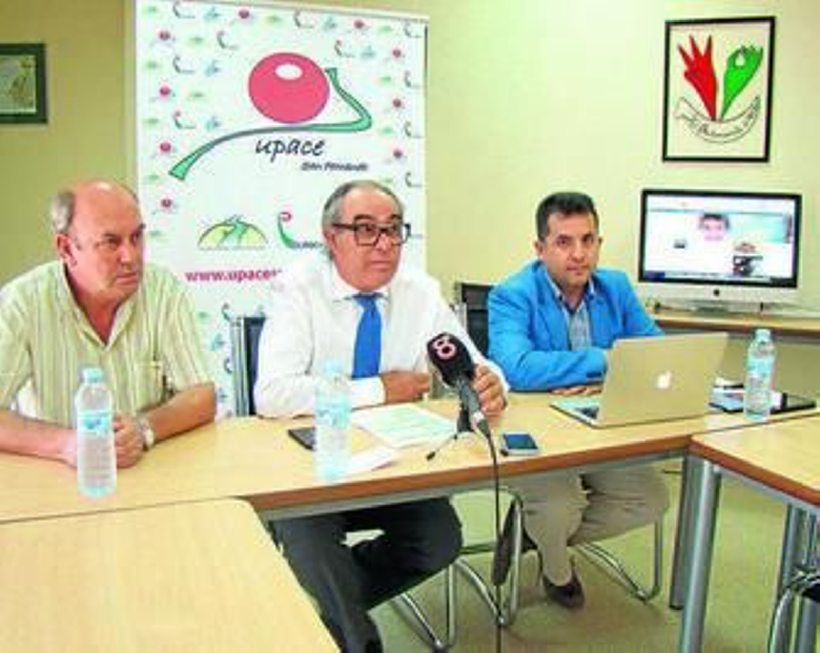 Momento de la presentación de la nueva web de Upace.