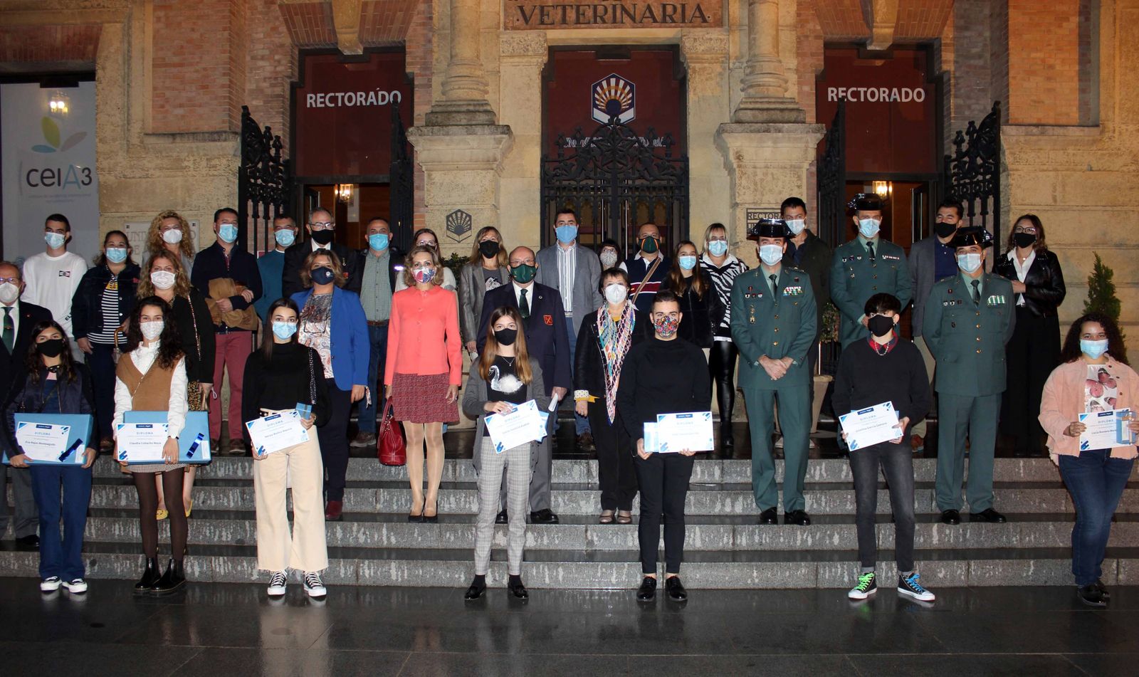 Acto de entrega de los premios.