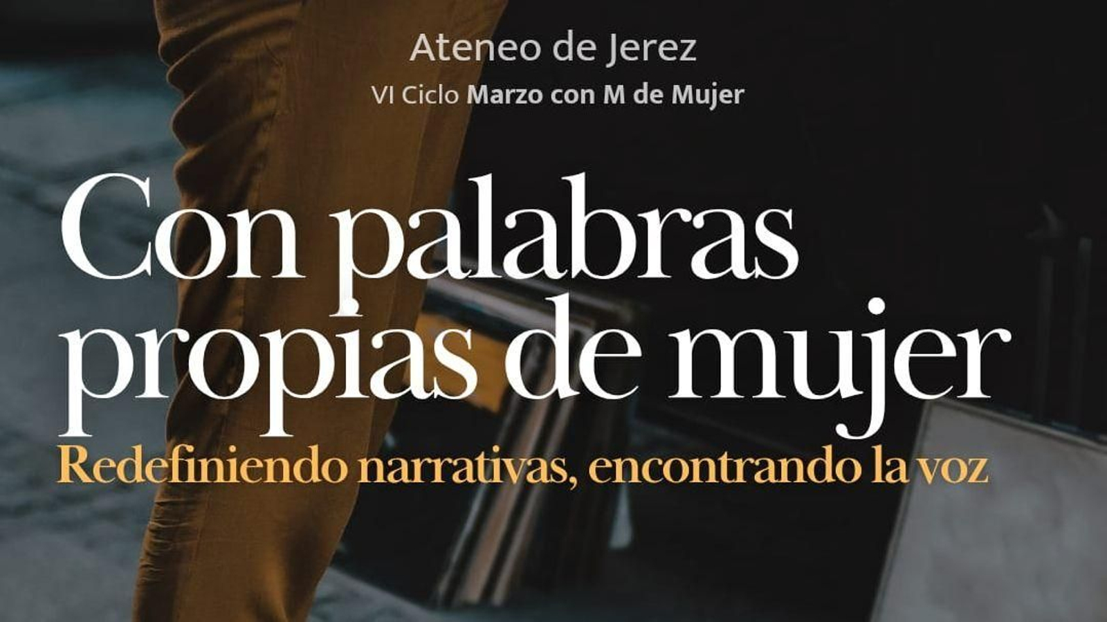 Cartel del evento del Ateneo de Jerez.