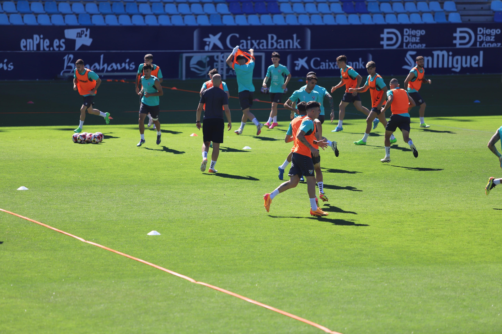 Las fotos del último entrenamiento del Málaga de la temporada