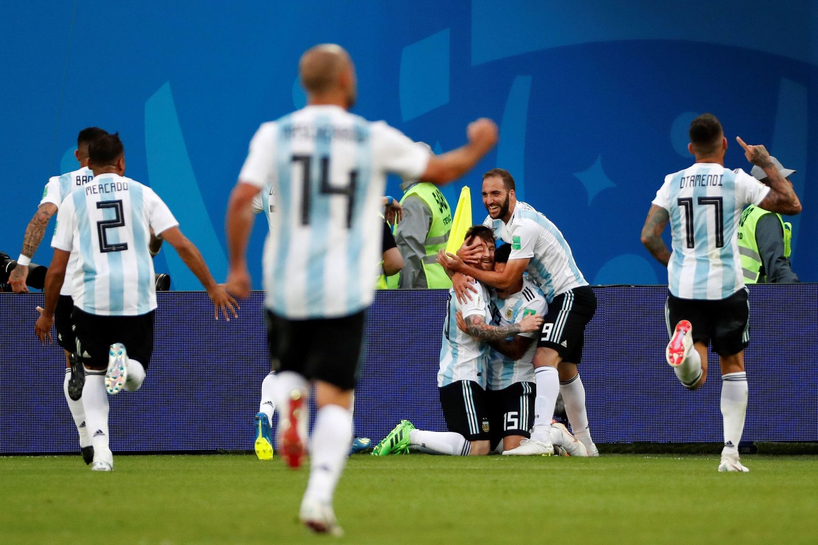 Las imágenes del Nigeria-Argentina