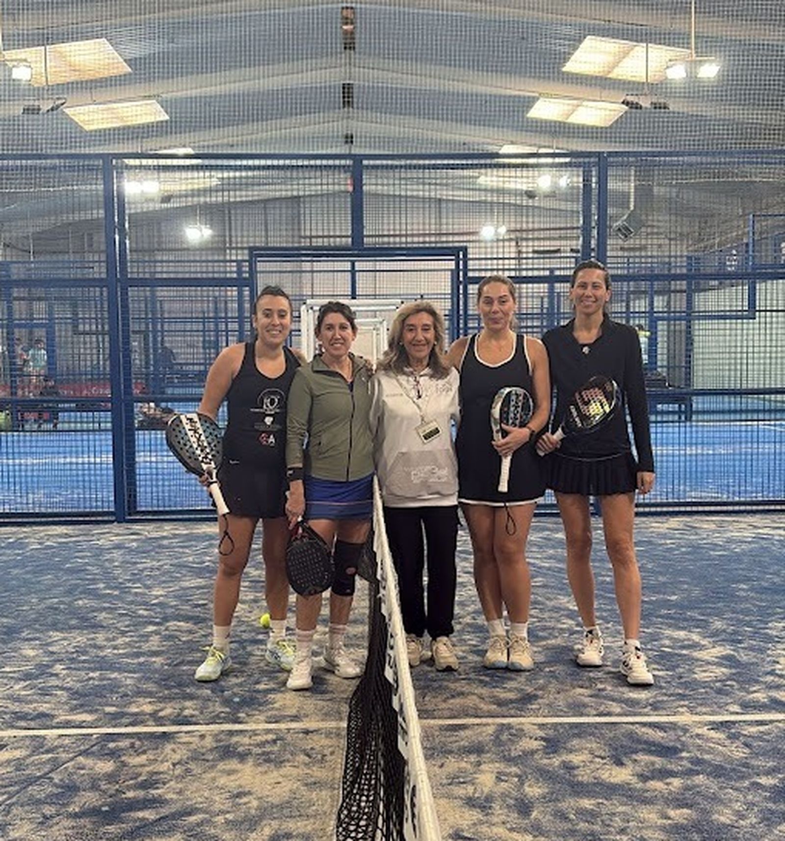Lourdes García Sánchez, en el Campeonato Provincial de Pádel organizado por la Federación Andaluza de Pádel