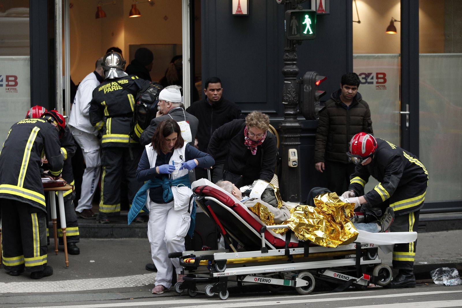 Las imágenes de la explosión de gas en París