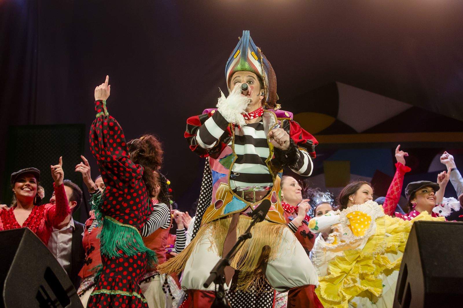 Las imágenes del pregón del Carnaval de David Palomar