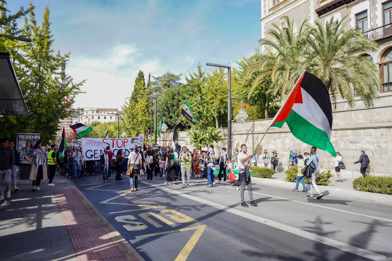 Manifestación el pasado mes de mayo en Granada.
