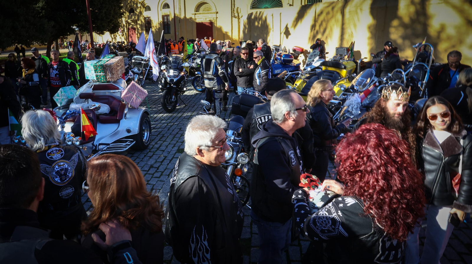 Búscate en la gran motorada solidaria celebrada en Jerez