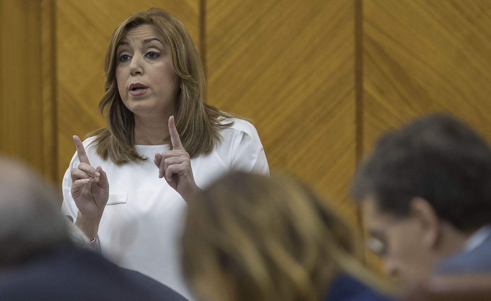 Susana Díaz, en el Pleno.