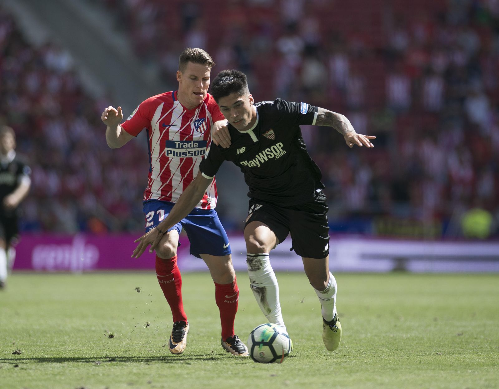 El Atlético de Madrid-Sevilla, en imágenes