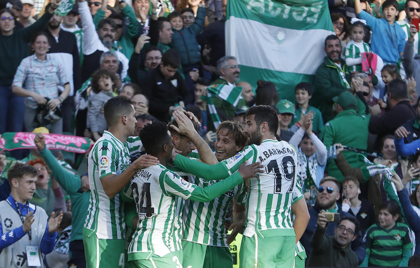 El Betis-Atlético de Madrid, en imágenes