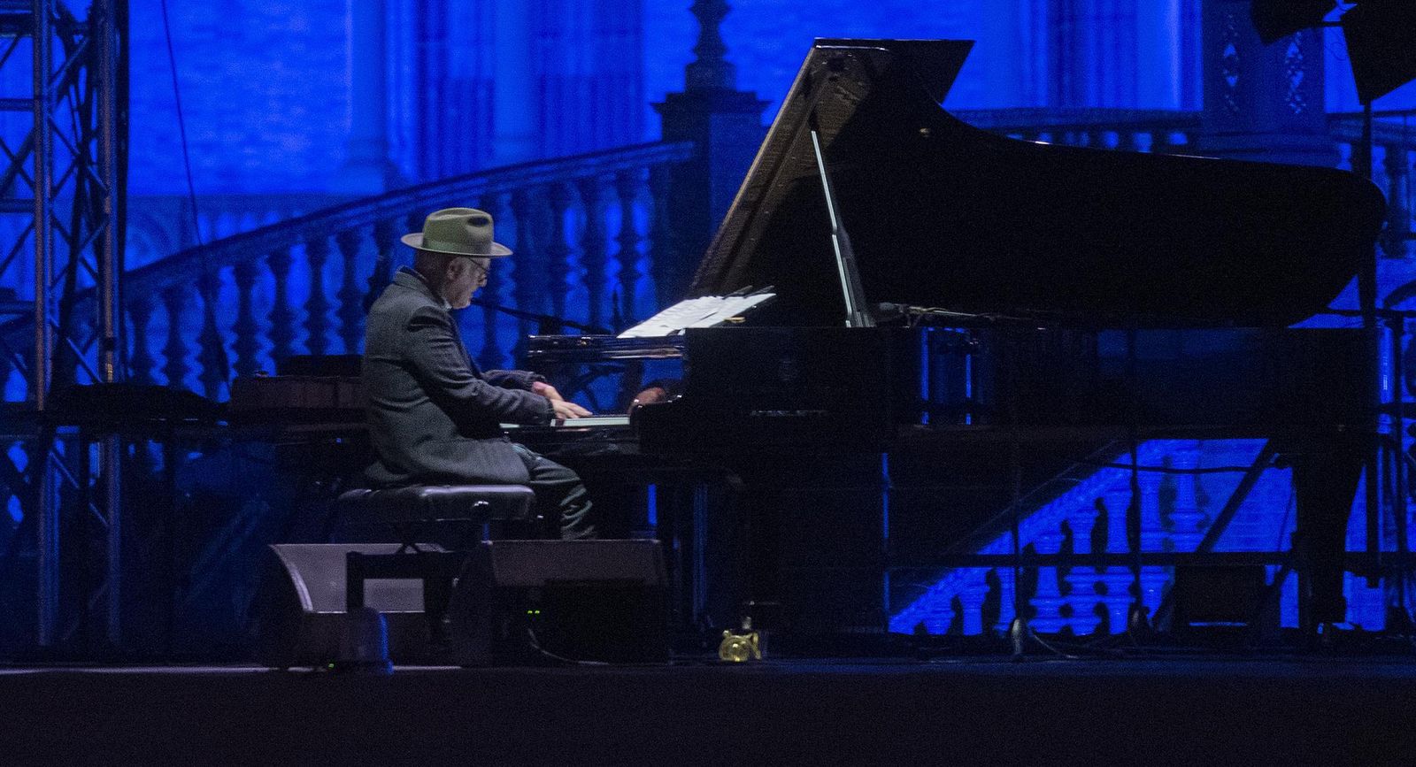 Ludovico Einaudi en la Plaza de España