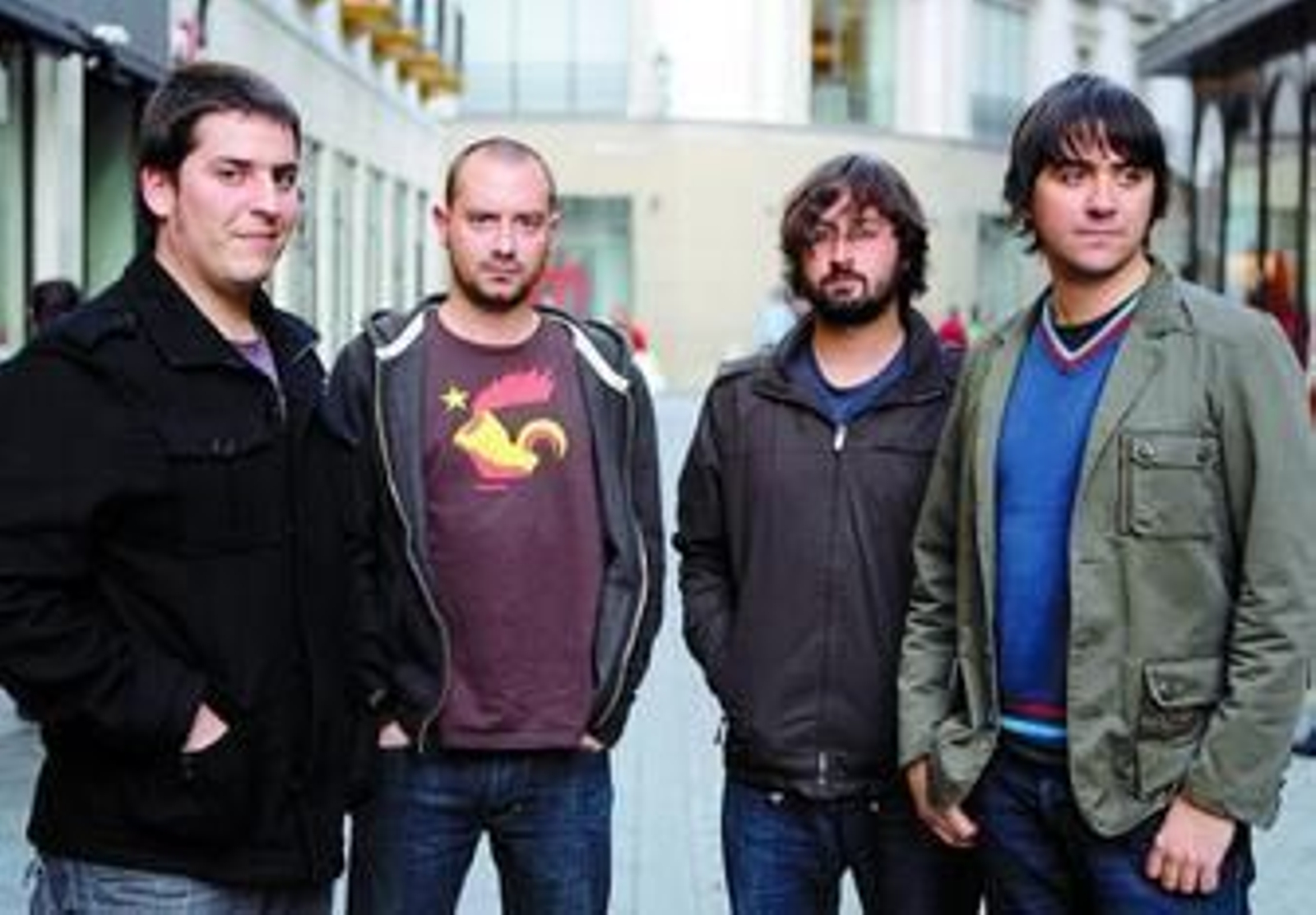 Alejandro, Valentín, Raúl e Iñaki, los integrantes de la formación sevillana Tannhäuser.
