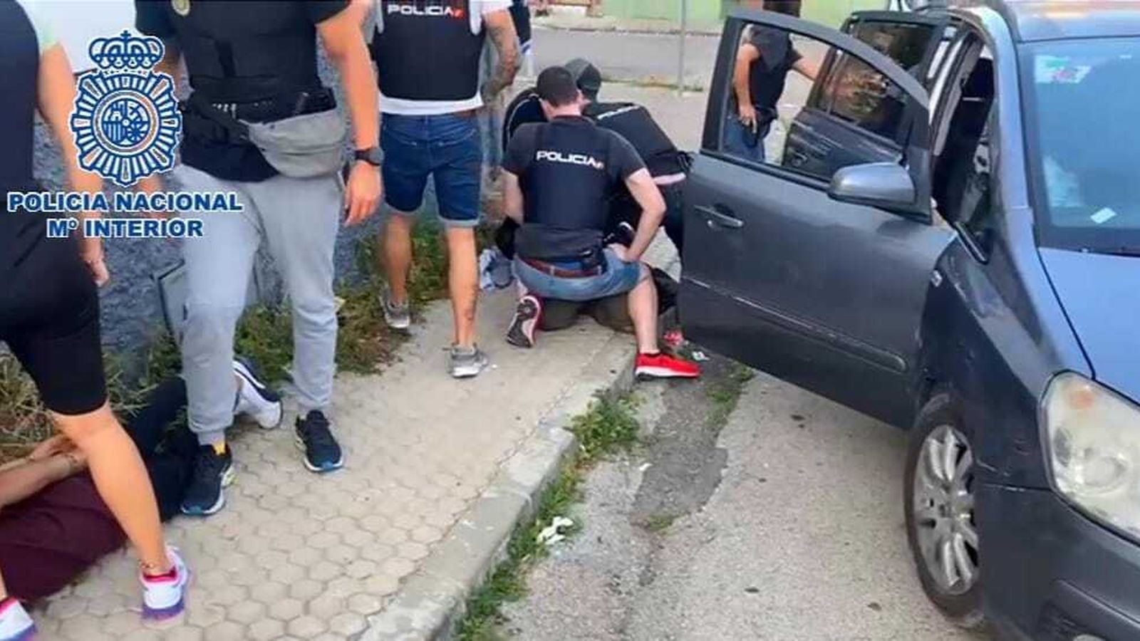 Momento de la detención.