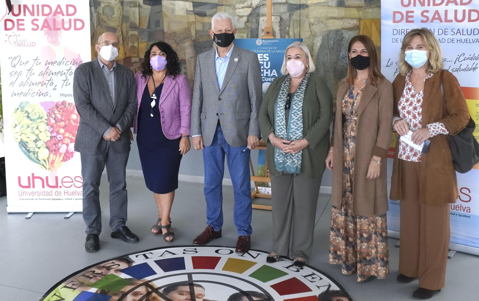 Presentación de la octava Semana de la Salud en la Universidad de Huelva.