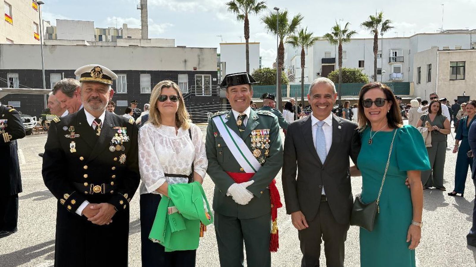 Ángel Umbrera, María Manuela Rodríguez de Austria, Alfonso Rodríguez Castillo, José Pacheco y Andrés Mejías.