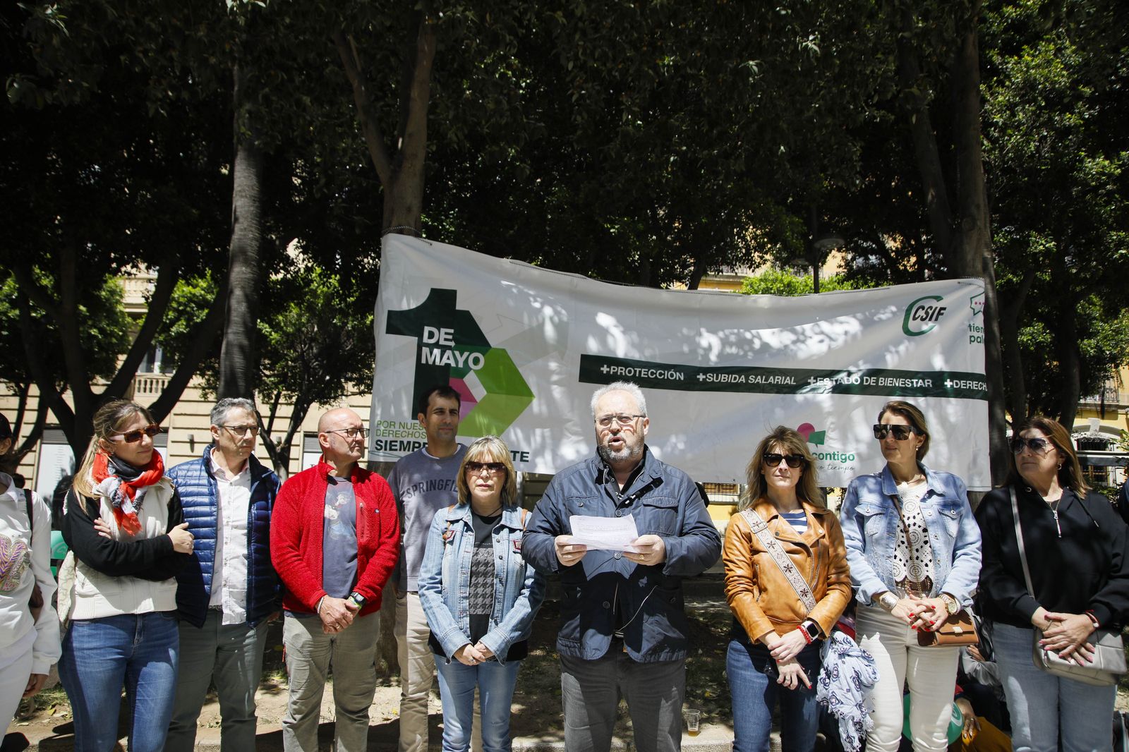Las imágenes del CSIF en la celebración del Día del Trabajador en Almería