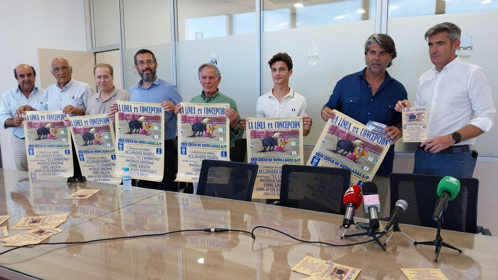 Presentación del cartel, este miércoles.