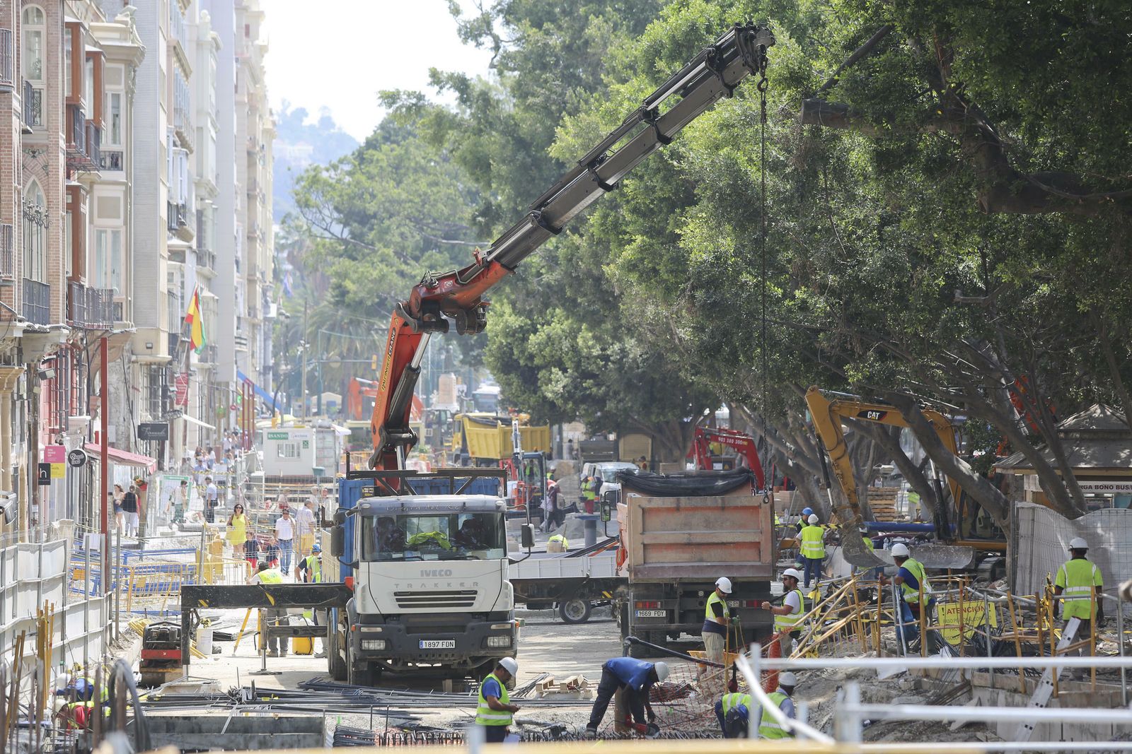 Las fotos de la reurbanización de la Alameda de Málaga