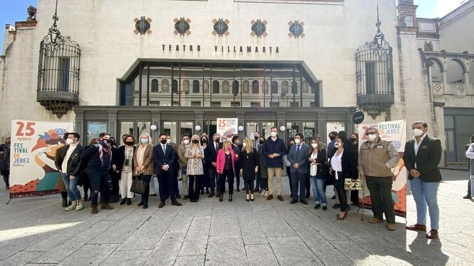 Imagen de la presentación del XXV Festival de Jerez en el teatro Villamarta Imagen de la presentación del XXV Festival de Jerez en el teatro Villamarta