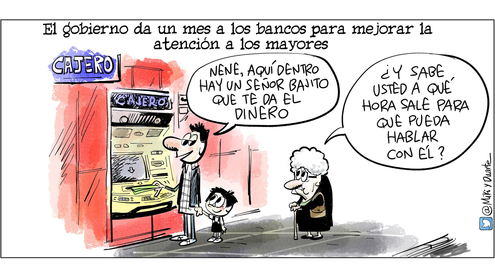 La exclusión a los mayores