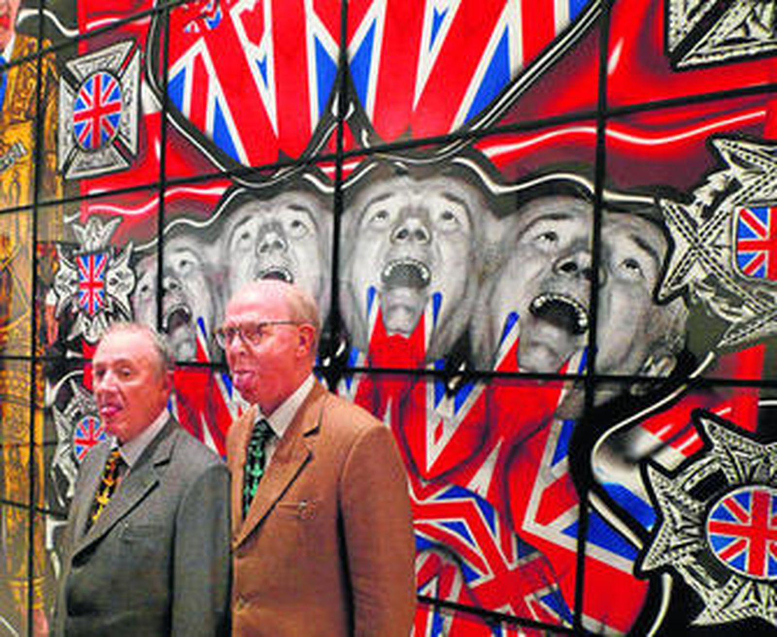 Gilbert Proesch y George Passmore, Gilbert & George, ayer en el CAC Málaga.