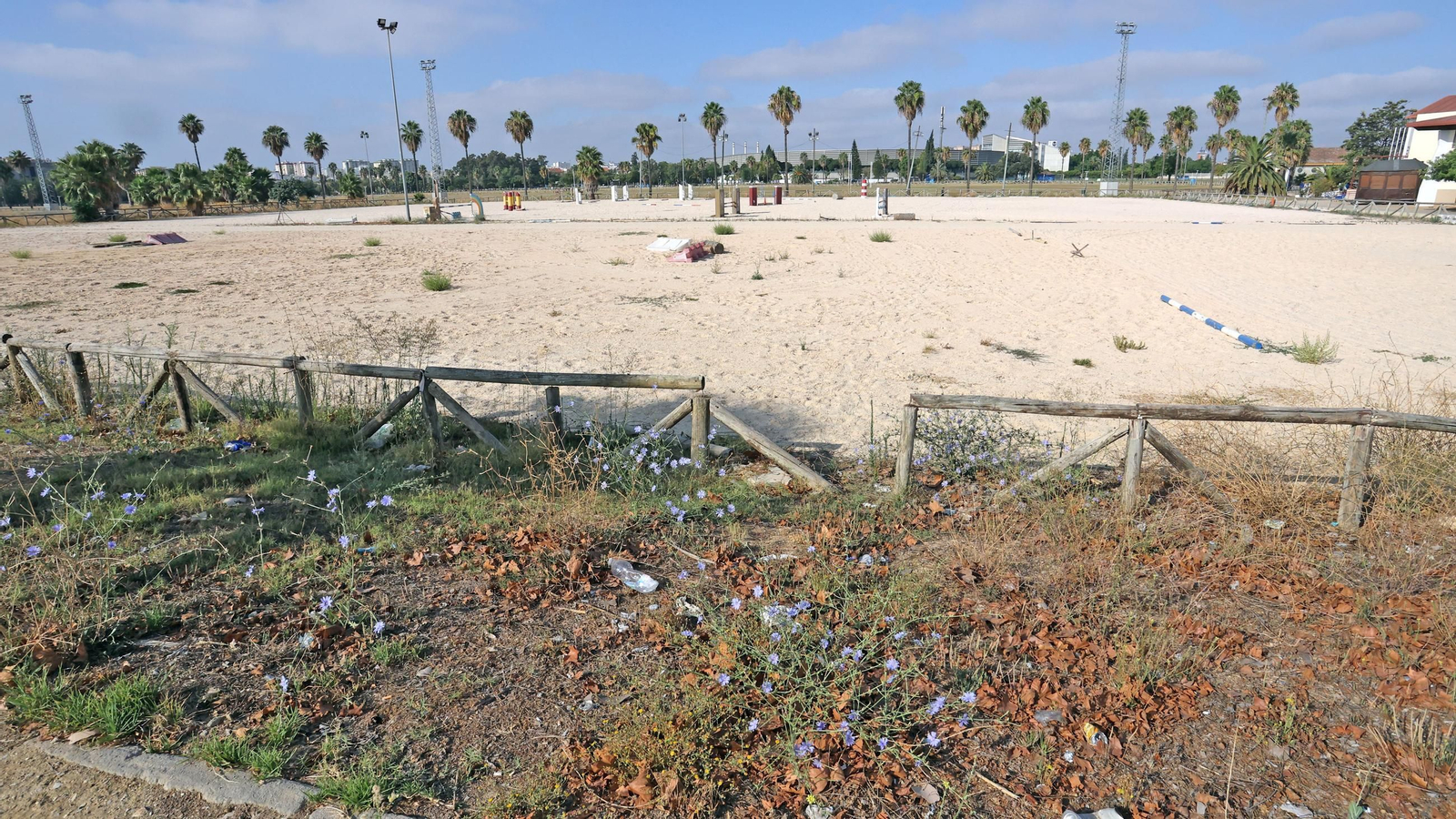 Este es el estado en que se encuentra la Pradera de Chapín en Jerez