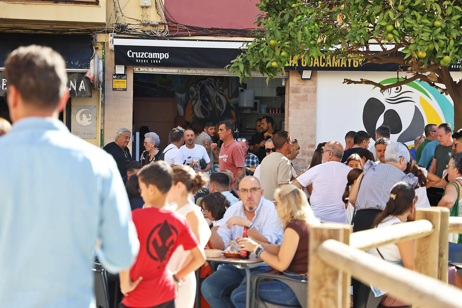 Imágenes de la Feria de las Migas y el Mosto en el Parque de La Luz de Huelva