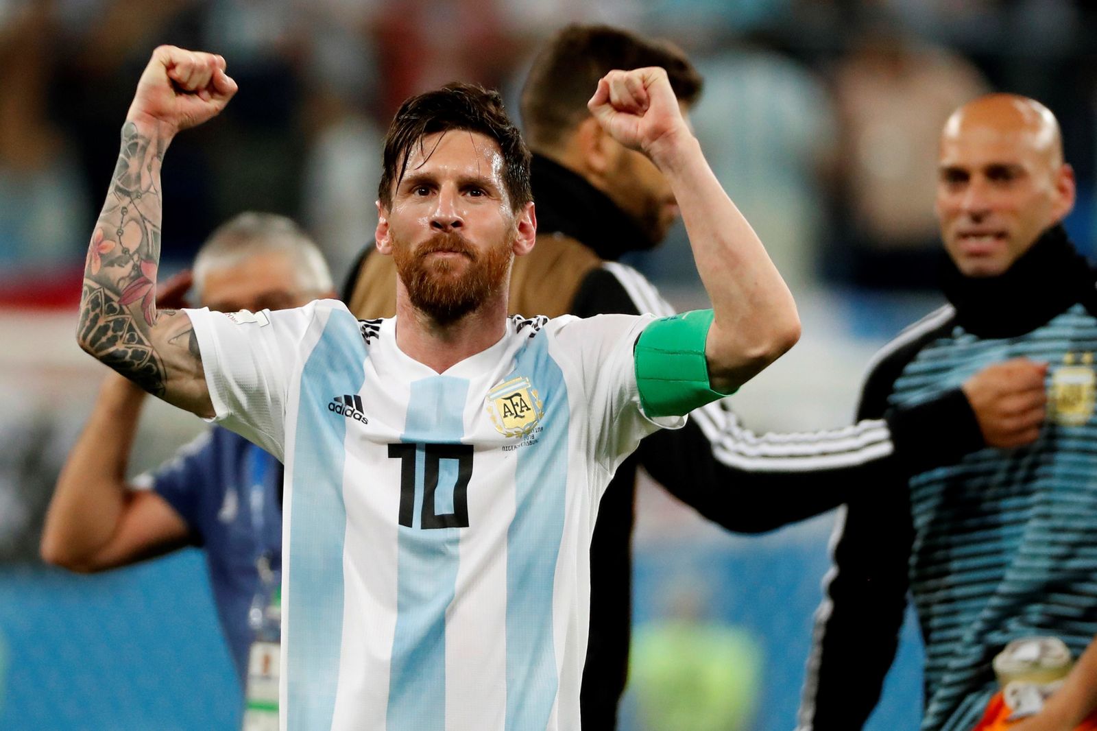 Las imágenes del Nigeria-Argentina