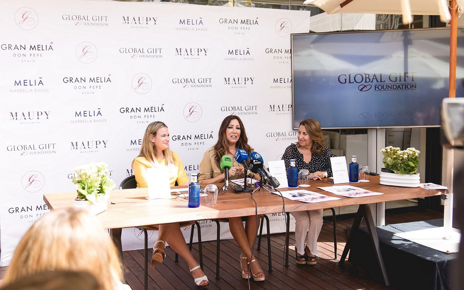 Un momento de la presentación de la gala, ayer.