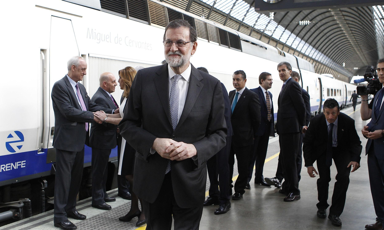 Las imágenes de la conmemoración de los 25 años del AVE