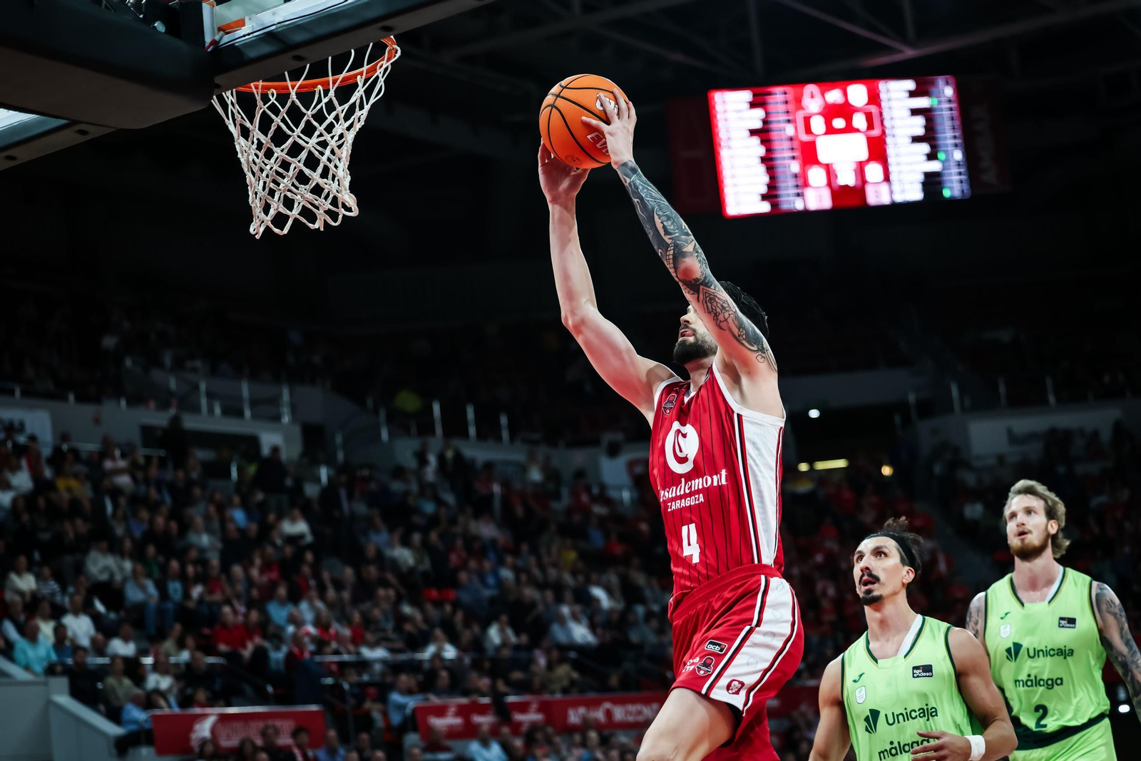 Casademont Zaragoza-Unicaja, en fotos