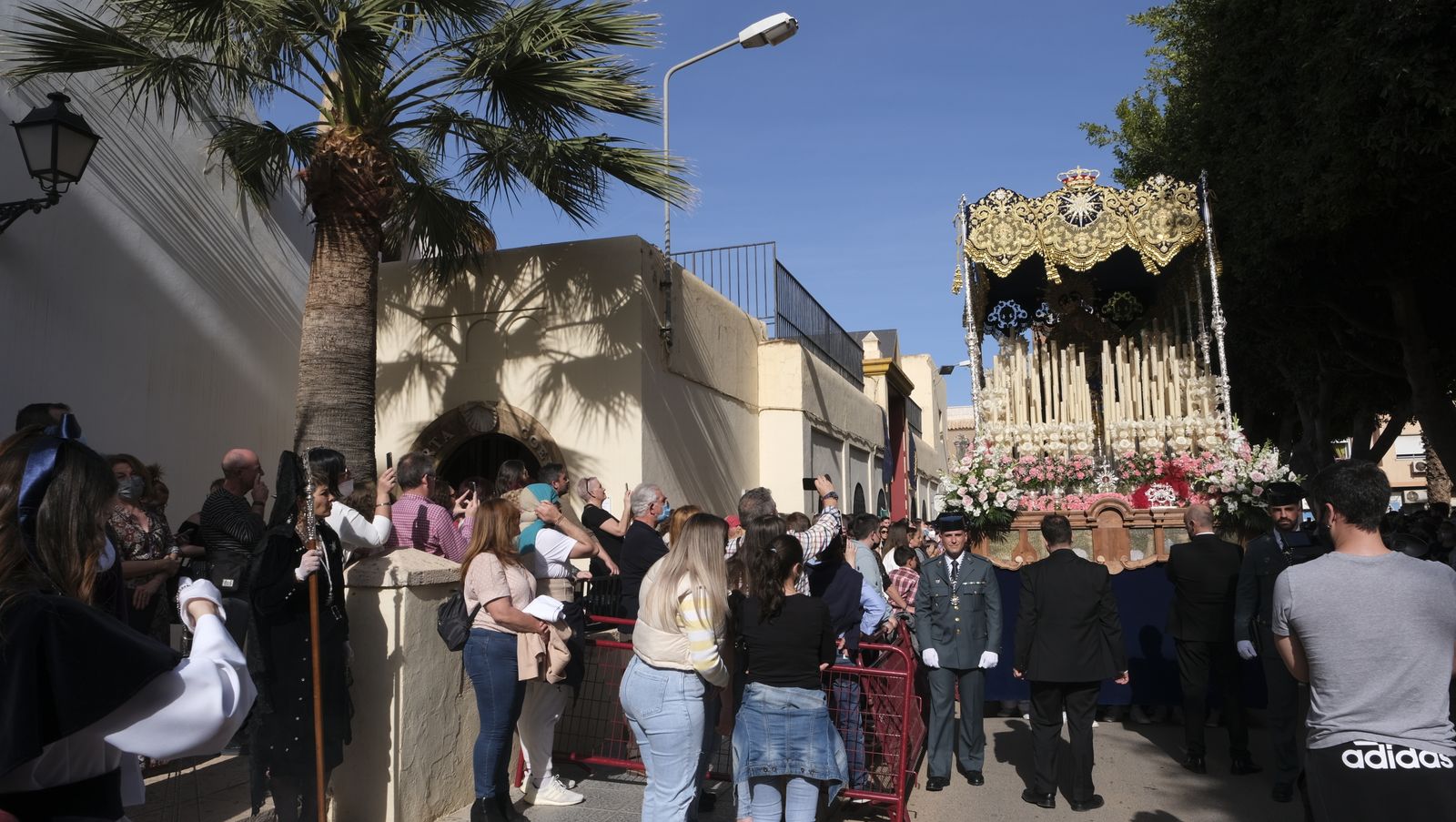 Fotogalería de la procesión de La Estrella. Semana Santa de Almería 2022.