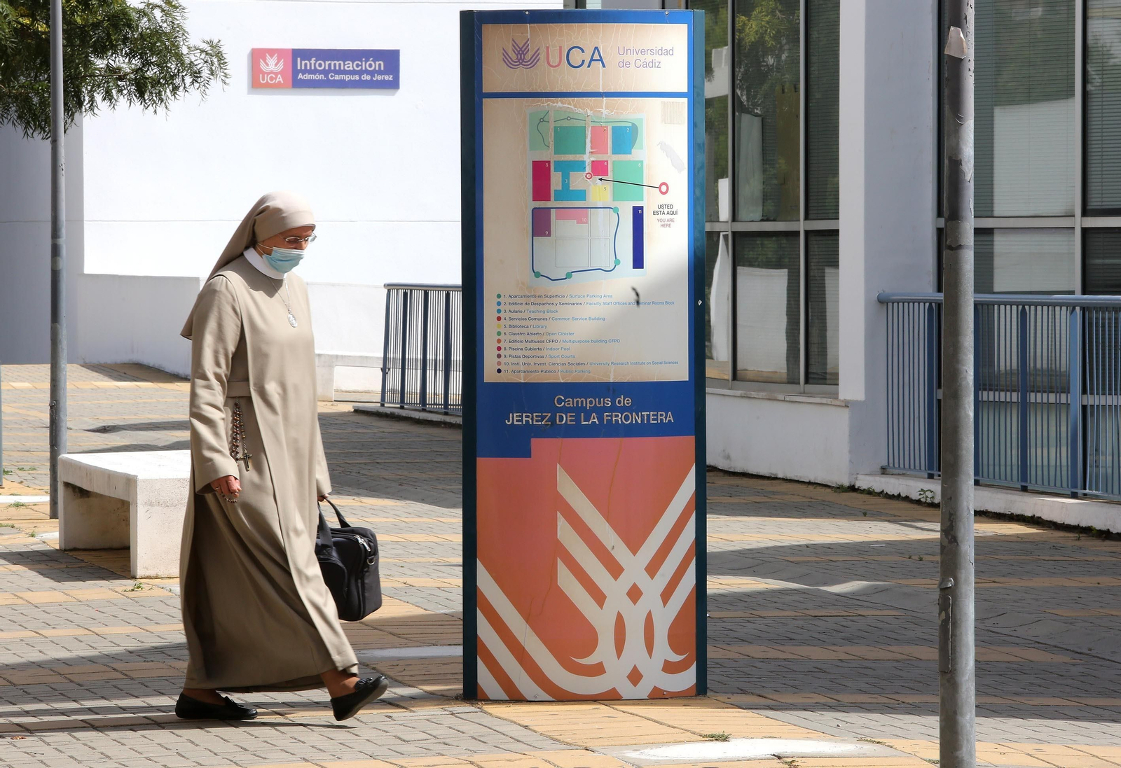 Pruebas de selectividad 2020 en el campus de Jerez