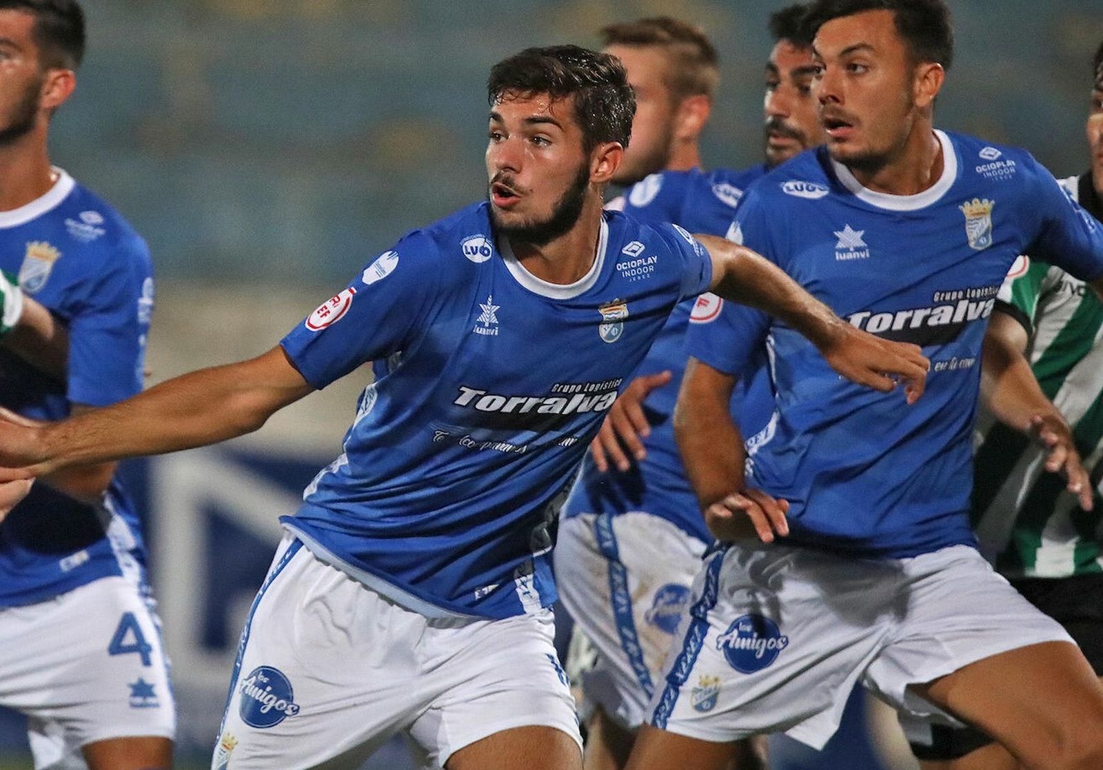 Óscar, en un partido con el Xerez CD hace dos campañas.