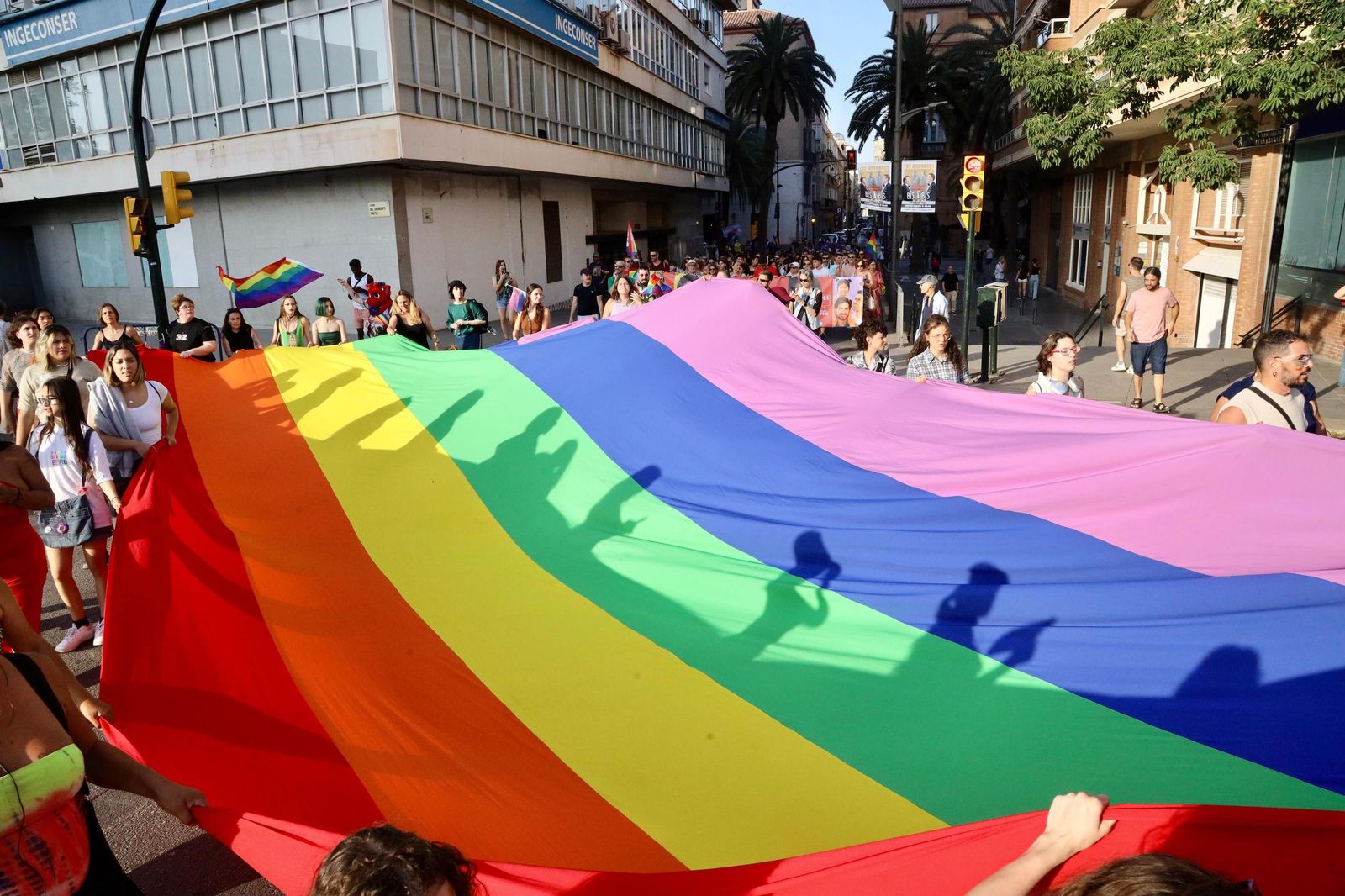 La manifestación en Málaga por el Día del Orgullo, en fotos