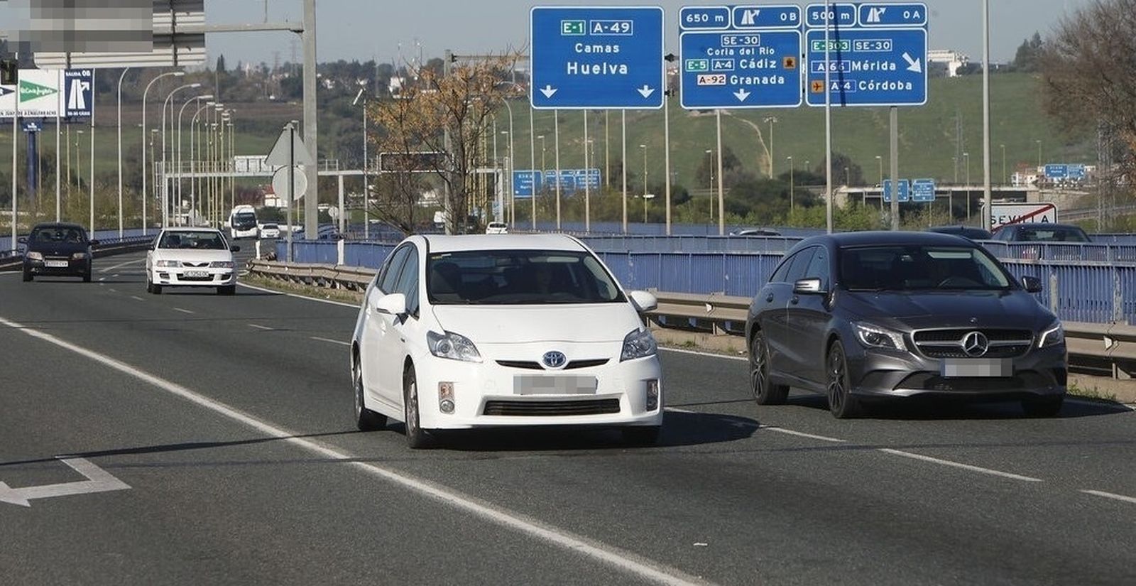 El puente del Patrocinio es uno de los principales accesos a la ciudad