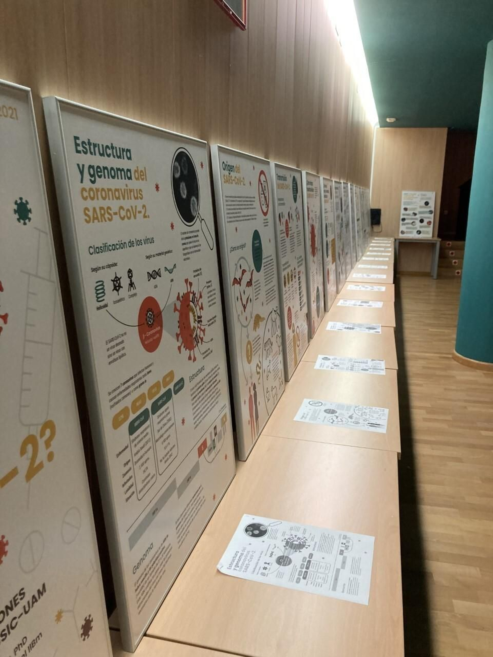 La exposición '¿Qué sabemos hoy del SARS-CoV-2?'