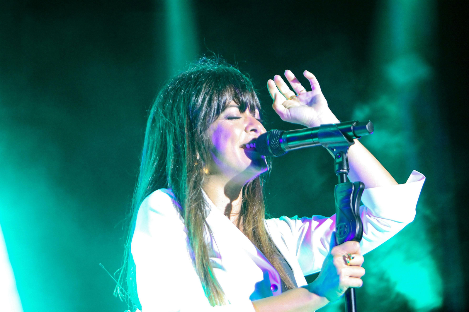 Vanesa Martín, durante su actuación este verano en el Concert Music Festival Sancti Petri.