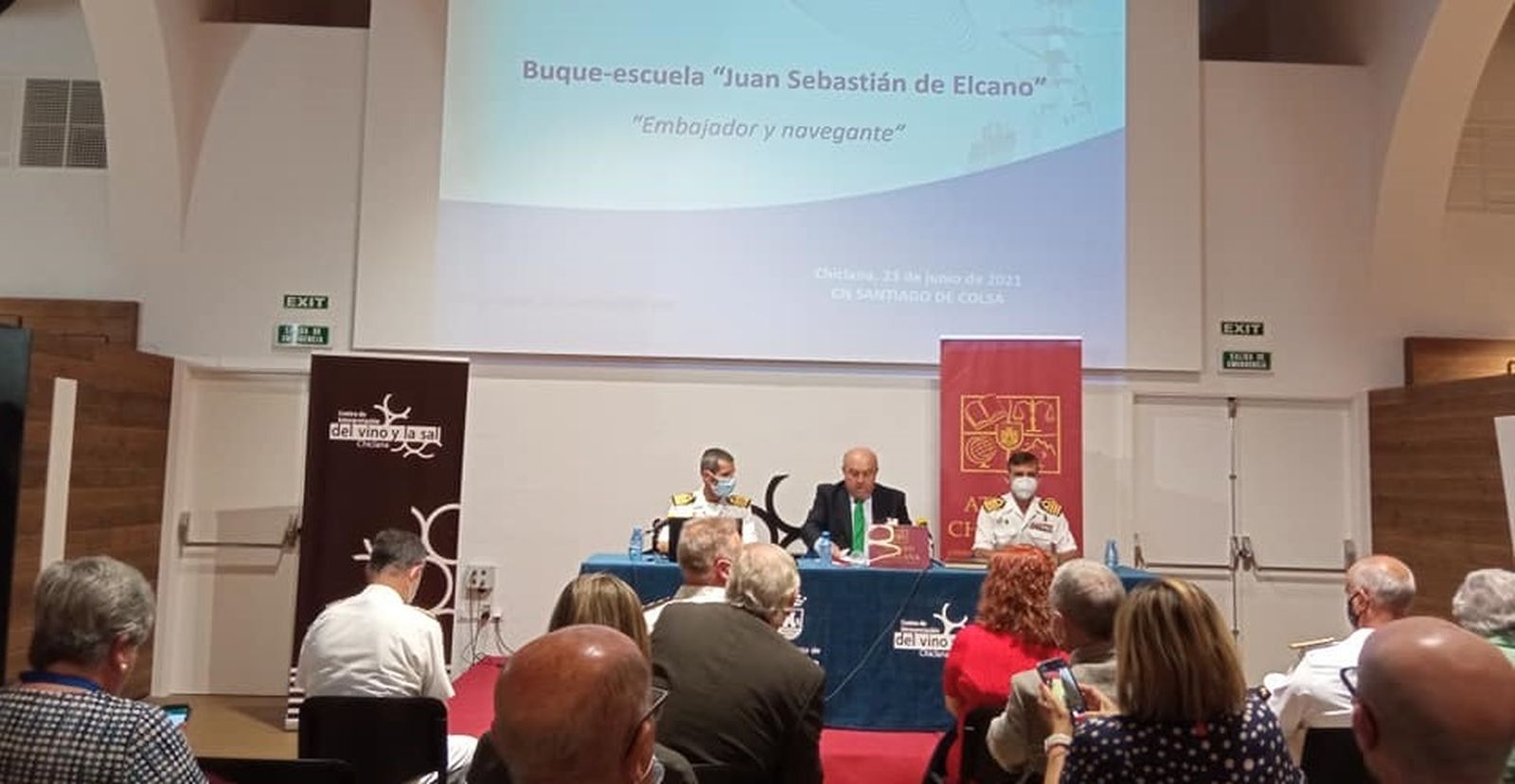 Un momento de la charla organizada por el Ateneo, este miércoles en el Centro del Vino.