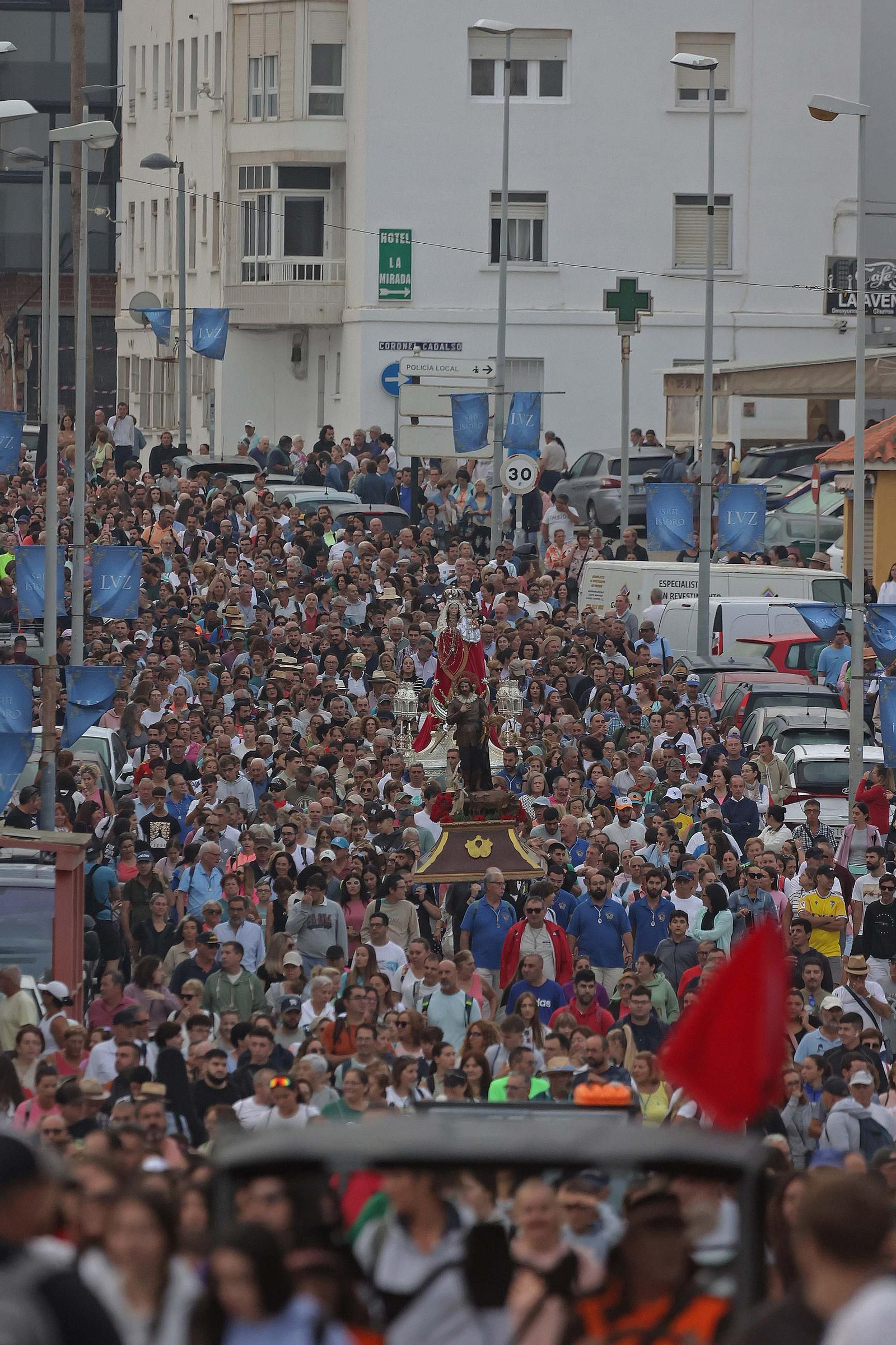 Fotos del regreso de la Virgen de la Luz a su santuario en Tarifa