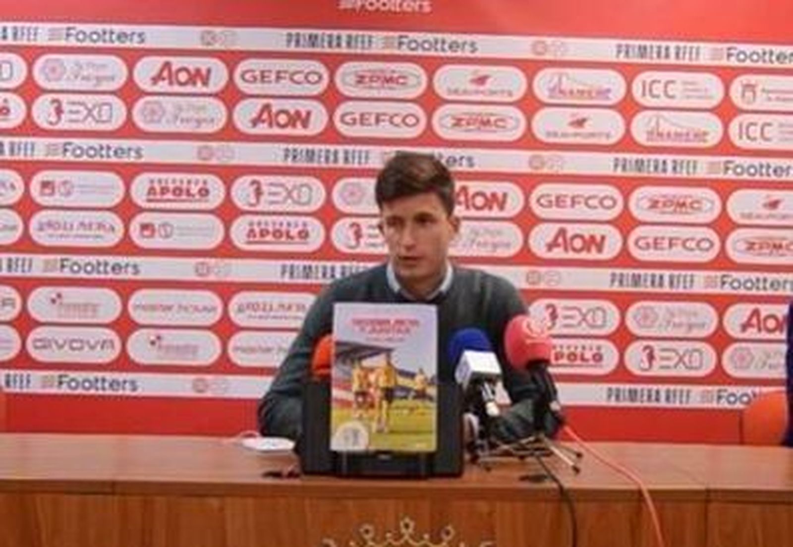 Matías Lizarazu, en una rueda de prensa