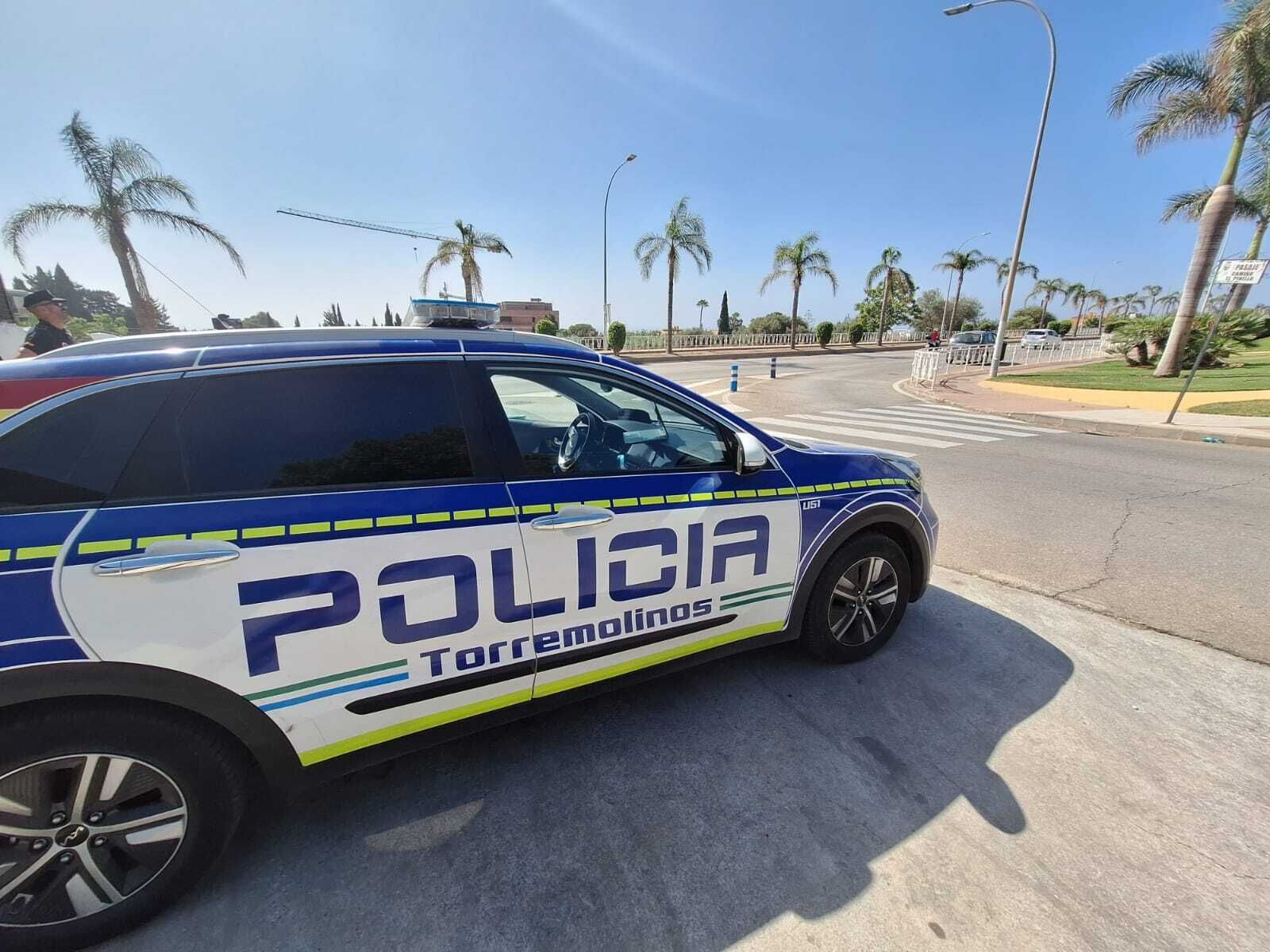 Una patrulla de Policía Local de Torremolinos.